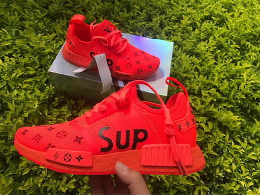 Super Max Supreme x LV x Adidas NMD R1 Red Boost--010